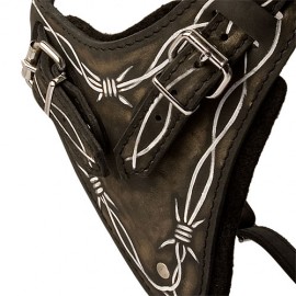 Working German Shepherd Harness of Strong Leather