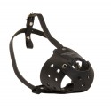 German Shepherd Muzzle Leather in Classic Design