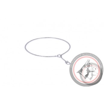 Kette Hundehalsband dünn für Schäferhunde-Ausstellungen