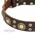 FDT Artisan Halsband  ‘Flower Melody’ für Schäferhund 