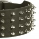 Exklusives Lederhalsband für Schäferhunde mit schönen Spikes