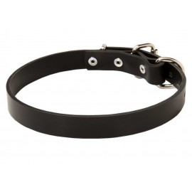 Lederhalsband eng für Schäferhund