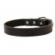 Wide Classic Leather Dog Collar