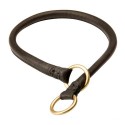 Malinois Round Leather  Choke Collar