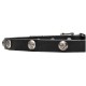 Leather Dog Collar with 1 Row Nickel Studs