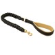 Braided Leather Dog Leash for Shepherd Walks and Training