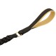 Braided Leather Dog Leash for Shepherd Walks and Training