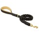 Braided Leather Dog Leash for Shepherd Walks and Training