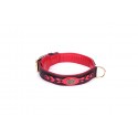 Luxus Dog Collar with Padding Red for German Shepherd