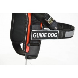 Guide Dog German Shepherd Harness of Black Nylon