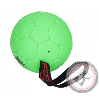 German Shepherd Green Inflatable Ball, 15 cm with Handle