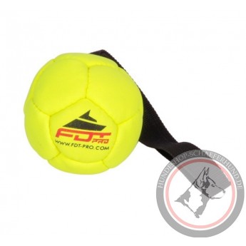 German Shepherd Green Inflatable Ball, 15 cm with Handle