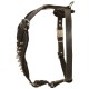German Shepherd Harness of Leather with Spikes