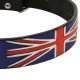 Großbritannien Flagge Design Lederhalsband für Schäferhund