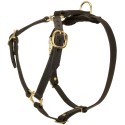 GSD Harness of Two-Ply Leather for Training and Walking