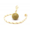 German Shepherd Toy Ball of Rubber on String