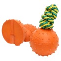 German Shepherd Toy Ball on Rope, Floats on Water