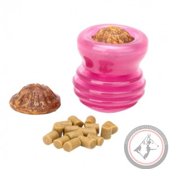Rosa Gummi Hundespielzeug zum Kauen für Labrador, Super Qualität
