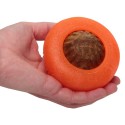 German Shepherd Toy, Orange Treat Dispenser and Holder