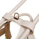 Exclusive Guide Dog Shepherd white leather harness