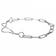 Schäferhund Halsband aus verchromtem Stahl in bequemem Design