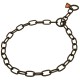 Starkes Kette Halsband für Schäferhund in stilvoller schwarzer Farbe
