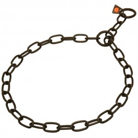Starkes Kette Halsband für Schäferhund in stilvoller schwarzer Farbe