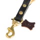 Short Leather Dog Leash for German Shepherd 