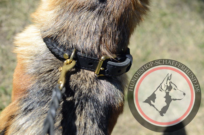 Leder Hundehalsband für Schäferhunde